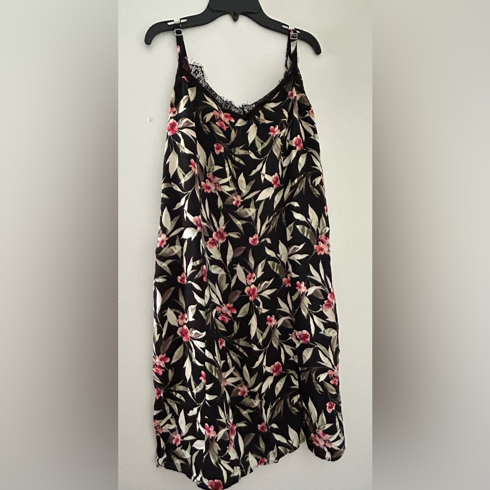 Bobeau Tropical Sleeveless Slip Dress‎ M